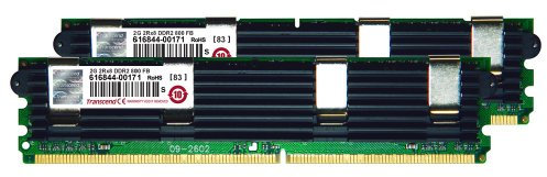 Transcend TS4GJMA251U JetMemory - Kit memoria DDR3-RAM da 4 GB (2 x 2 GB, 800 MHz, CL6) per diversi modelli di Apple Mac Pro