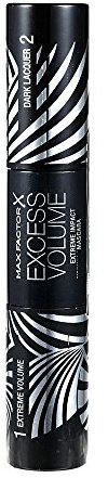 3 x Max Factor Excess Volume Extreme Impact Black Mascara 20ml