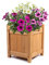 My Garden Planter Square Heavy Duty Light Weight Wooden Planter Pot Decking Wooden Planting Box Easy To Assemble Ideal For Plants Shrubs Flowers