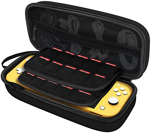 JETech Carrying Case for Nintendo Switch Lite 2019, 20 Game Cartridge Holders, Black [Video Game]