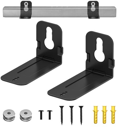 Wall Mount Bracket for Samsung Soundbar Mount HW-S801B HW-S800B HW-B550 HW-Q990B HW-B450 HW-Q800B HW-Q600A HW-A650 HW-A550 HW-A450 HW-Q900A HW-Q950A HW-S60A HW-S61A HW-Q700A HW-Q800A HW-Q950T HW-Q900T