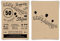 10 bis 100 Stück Individuelle 50. Geburtstag Einladungskarten DIN A6 (148x105mm) - Vintage Typografie, Kraftpapier Look, festes 300g/qm Kartonpapier