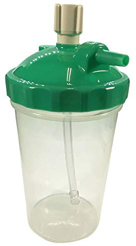 5-Pack Westmed #0480 Dry Humidifier Bottle, up to 6 LPM for Oxygen