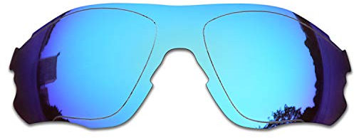 SOODASE Pour Oakley EVZero Des lunettes de soleil Bleu Verres de remplacement polarisés