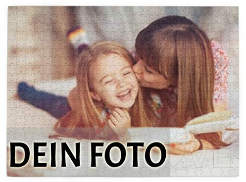 Personalisierte Foto-Puzzle 520 Teile Individuelles Puzzle mit eigenem Foto, Puzzle mit eigenem Bild selbst gestalten,Fotogeschenk für Jahrestag Geburtstag Weihnachten Valentinstag(52x38cm/20.4x15in)