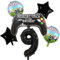 DIWULI Gamer Deko Geburtstag 9 Jahre - Zocker Geschenk Ballons Gamepad Game on, Geburtstagsdeko Jungen, Happy Birthday Deko Luftballon 9 Geburtstag Party, Kinder-Geburtstag Zahl 9 Jahre Dekoration
