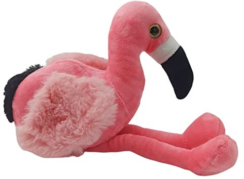 Kuscheltier Plüschtier XXL Plüsch Flamingo pink aus niciweichem Stoff für Mädchen, Jungen & Babys Flauschiges Stofftier zum Spielen (Flamingo 38 cm)