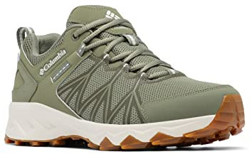 Columbia Peakfreak II Outdry WP wasserdichte Wanderschuhe für Herren, Grün (Cypress x Light Sand), 46 EU