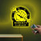 soulglass Personalisierte Garage Leuchtreklame, Garage Schild personalisieren, Garage Leuchtreklame, Garage Schild LED, Garage Schild Licht, Garage Schild für Männer