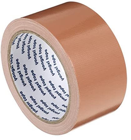 DEARMAMY Strong Adhesive Single-sided Cloth Duct Tape Diy Carpet Floor Tape for Sealing Binding and Surface Protection Brown