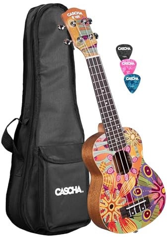 Soprano Ukulele Art Series Flowers