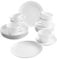 KAHLA 390453A90039C Five Senses Kaffeeservice 18tlg. | weißes Geschirrset für 6 Personen aus Porzellan