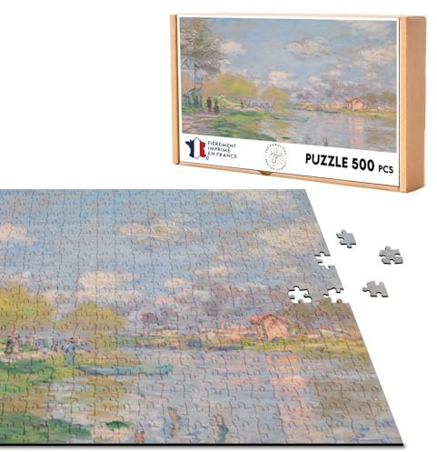 Klassisches Puzzle, 500 Teile, Monet Frühling auf der Seine Malerei Impressionismus Frankreich