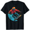 Lustiges Snowboard Wintersport Kostüm T-Shirt