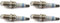 ROBUST 4x Zündkerze für Opel A4 A6 Chevrolet Captiva Epica Evanda Lacetti Leganza Nubira Rezzo Fiat Uno Opel Antara Astra Combo Corsa Kadett Meriva Tigra Vectra Zafira VW Passat 93230927 12129064617