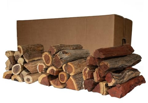 Namibian Hardwood Firewood Logs, 30kg Variety Box, Kameeldoring, Sekelbos & Doring Blend, Kiln-Dried for Fireplaces, Wood Burners, Fire Pits & BBQs