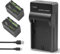 iPrize Batterie NP-F970 8400mAh et Chargeur Compatible avec Sony NP-F550 F570 F750 F770 F930 F950 F960 F970