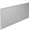 PROVISTON - Plinthe à coller - autocollante - aluminium anodisé - argent - hauteur : 100 mm - largeur : 4 mm - longueur : 2500 mm - plinthe - plinthe - plinthe