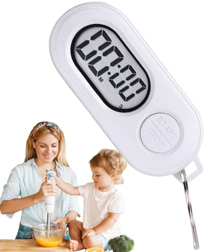 Timer Keychain Timerr - Tragbare Schlüsselanhänger Stopp Watch | Taschengröße Vielseitige Digitale Uhr | Stoppuhr -Countdown - | LCD Digitale Uhr für Lehrer, Schüler, Sportler