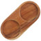 VINTORKY Wooden Pepper Grinder Tray Holder Stable and Versatile Tray for Daily Use for Condiment Containers Smooth Surface for Comfort and Precision