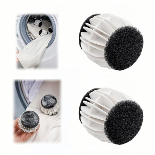 2PCS Pet Hair Remover Washing Machine,Pet Hair Remover for Laundry,Pet Hair Dissolver Washing Machine,Laundry Balls,Reusable Dog Hair Remover,Reusable Lint Catcher,Hair Catcher Washing Machine