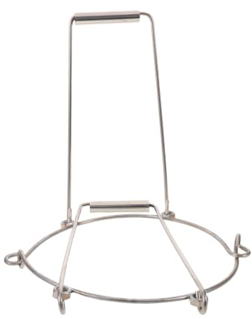 CALLARON Pot Lifter Tongs, Flower Pot Mover, Stainless Steel, Silver, 15kg, for Pottery and Kimchi Jars, Garden and Kitchen