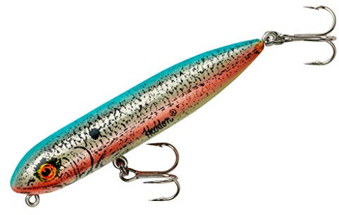 Heddon Zara Spook Topwater Angelköder – Legendary Walk-The-Dog-Köder, G-Finish Blue Shad, Zara Puppy (1/4 Unzen)