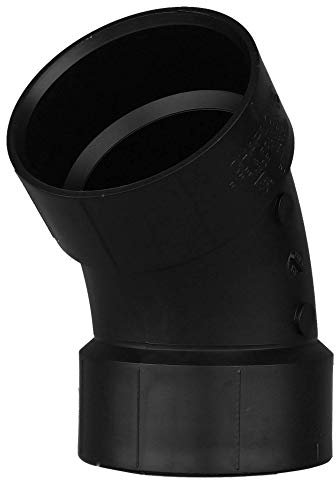 CHARLOTTE PIPE 3 DWV 1/8 Bend HUB X HUB DWV (Drain, Waste and Vent) (1 Unit Piece)