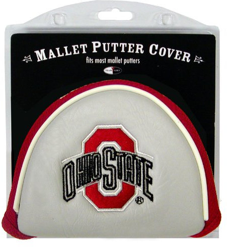 Team Golf NCAA Ohio State Buckeyes Golfschläger-Putter-Abdeckung, passend für die meisten Mallet-Putter, Scotty Cameron, Daddy Long Legs, Taylormade, Odyssey, Titleist, Ping, Callaway