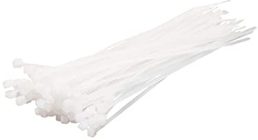 LogiLink KAB0002 - Kabelbinder, PA66, 100 Stk., transparent, B: 2,5 mm, L: 150 mm