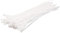 LogiLink KAB0002 - Kabelbinder, PA66, 100 Stk., transparent, B: 2,5 mm, L: 150 mm
