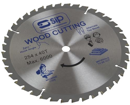 SIP 254mm x 25.4mm TCT 40T Circular Saw Blade