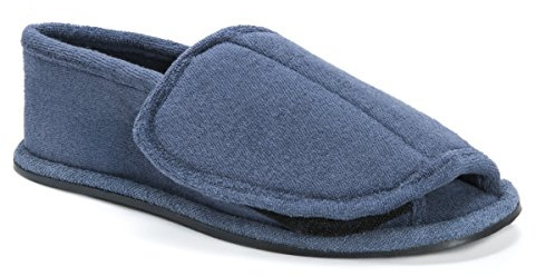 MUK LUKS® Men's Velcro Open Toe Slippers