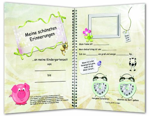 Mein letztes Kindergartenjahr - Erinnerungen an die Kindergartenzeit, Kindergarten-Album, Kindergartenbuch