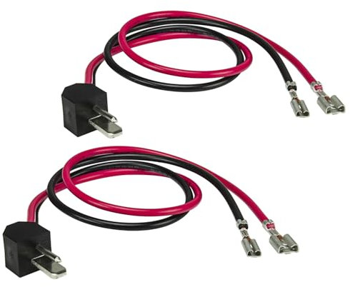 tomzz Audio 7134-002-2 Lautsprecheradapter (2er Set) auf DIN kompatibel mit Mercedes bis 2006