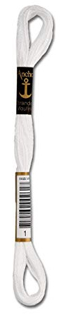 Anchor Sticktwist Sticktwist 8 m, Weiß