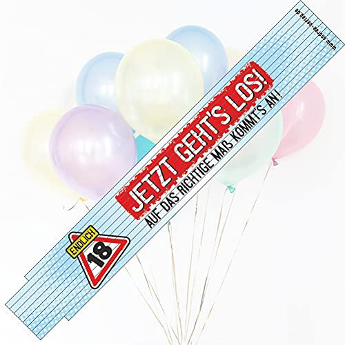 Zollstock zum 18. Geburtstag - Jetzt gehts los - sehr hochwertig bedruckt