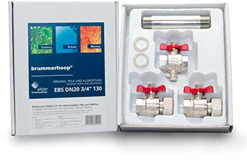 Einbausatz für Wärmezähler F90 und F96Plus 3/4 Zoll DN20 130mm