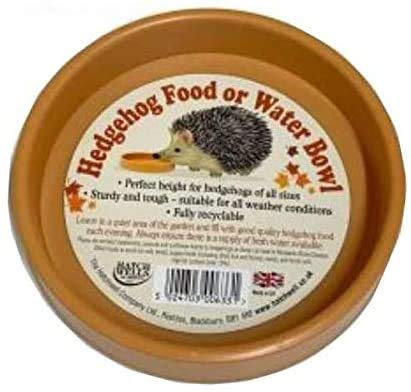 Hatchwell 2 x Hedgehog Bowl for Food or Water, 200 g