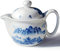 yxhupot Blue and white porcelain Teekanne 350ml Blume Porzellan Fass Klassische Wasser Topf (comeliness)