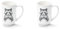 Cha Cult 2 X NEU teemando® Becher Pip & Pepe Porzellan 0,4 l = 2 Jumbotassen