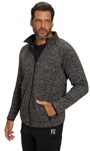 Jay-PI Jay-PI Strickfleece-Jacke grau Melange 5XL 802394123-5XL