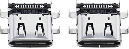 Be In Your Mind 2 Stück Typ-C USB-Ladeanschluss Ersatz Kompatibel mit Lenovo ThinkPad E480 E485 E580 R480 E590 Typ-C Ladeanschluss DC Power Jack Connector Ersatzbuchse