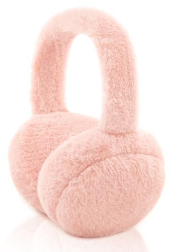 SEYUFN Faltbare Ohrenwärmer Damen Winter Plüsch Ohrenschützer Kinder Weiche Warm Halten Ohrenwärmer Mädchen Jungen Niedliche Ohrwärmer (A-rosa 3)