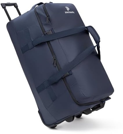 Pactastic große XL Trolley-Reisetasche mit Rollen | 110 Liter - 78 cm | für Männer & Frauen aus veganem Tech-Material