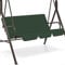 Garden Swing Bench Replacement Cushion 150cm Swing Cover Chair Waterproof Seat Pad Fit for 2 and 3 Seater Swing Chairs, Dark Green