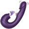 Sumeber vibratori per il suo clitoride e G-Spot, silicone lingua leccare e aspirare vibratore con funzione shock, erotico giocattolo sessuale per le donne, coppie (SVB02)