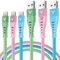 iPhone Charger Cord 10FT, 3Pack [MFi Certified] Lightning Cable [Fast Charging & High Speed] Braided USB Charging Cable Compatible With iPhone 14/13/12/11 Pro/XS MAX/XR/XS/X/8/7/Plus/6S/6/SE/iPad/Mini