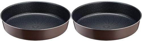 TEFAL Perfectbake Moule A Manqué Chocolat 26cm Aluminium 100% Recyclé J5549702, fabriqué en France (Lot de 2)