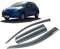 SAYINGS Windabweiser für Peugeot 207 2006-2022, für vorne und hinten, 4 Stück,Autofensterabweiser,Schützen Sie Ihr Auto vor Wind und Schmutz